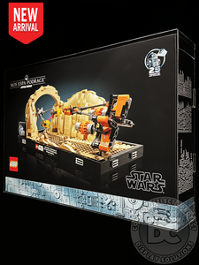 Lego Star Wars Mos Espa Podrace Diorama Display Case