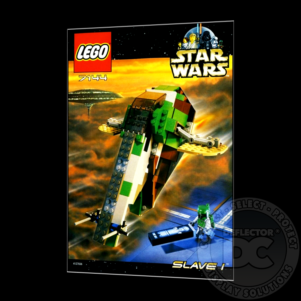 Lego Star Wars Slave I 7144 Display Case DELUXE 600µm Folding Display Case