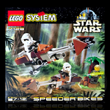 LEGO Star Wars Speeder Bikes (7128) Display Case