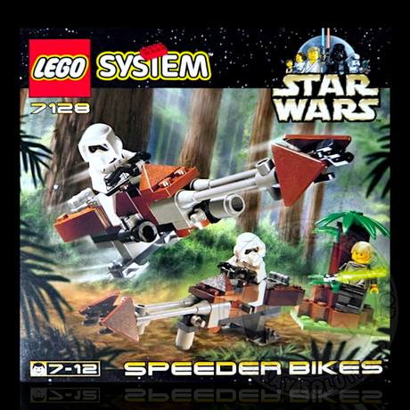 LEGO Star Wars Speeder Bikes (7128) Display Case