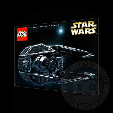 Lego Star Wars TIE Interceptor 7181 Display Case