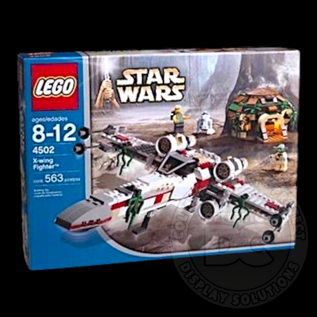Lego Star Wars X wing Fighter 4502 Display Case