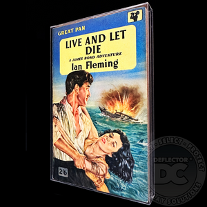 Live Let Die First Edition (UK) Paperback Book Display Case