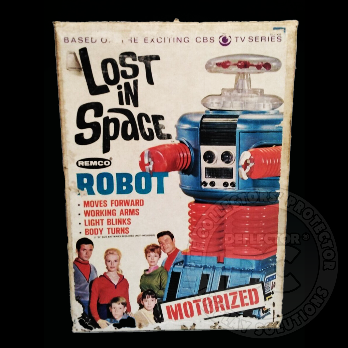 Lost In Space Motorized Robot Figure Display Case