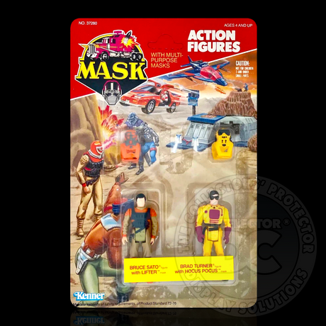 M.A.S.K. Figure Two Packs Display Case