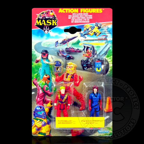 M.A.S.K. Figure Two Packs (European) Display Case