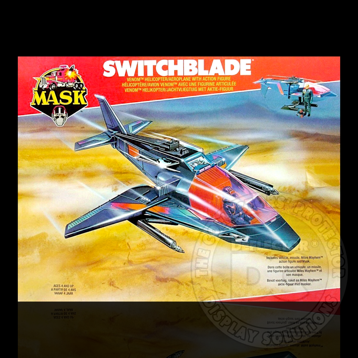 M.A.S.K. Switchblade (European) Vehicle Display Case