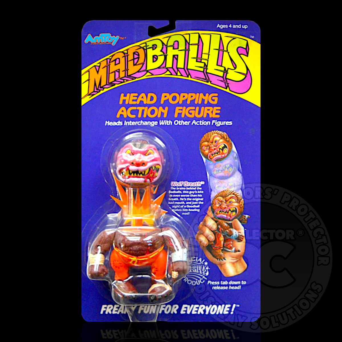 Madballs Head Popping (AmToy) Action Figure Display Case