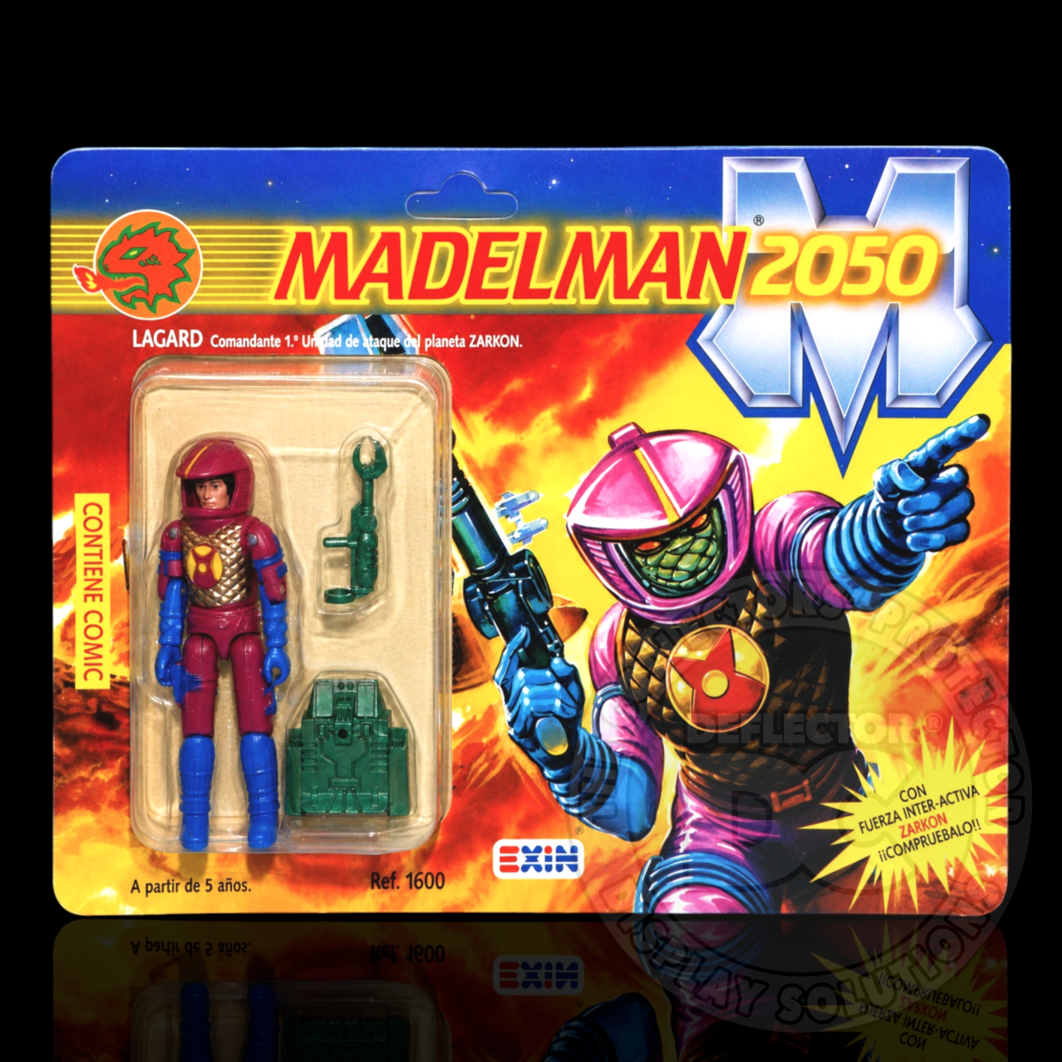 Madelman 2050 Zarkon Series 1 Figure Display Case
