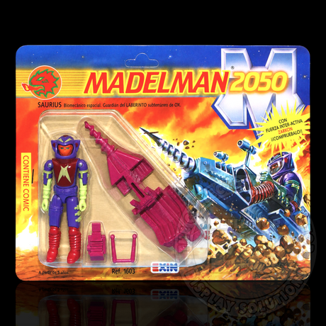 Madelman 2050 Zarkon Series 1 Figure Display Case