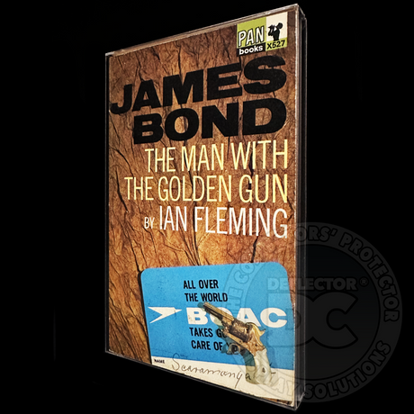 Man Golden Gun First Edition (UK) Paperback Book Display