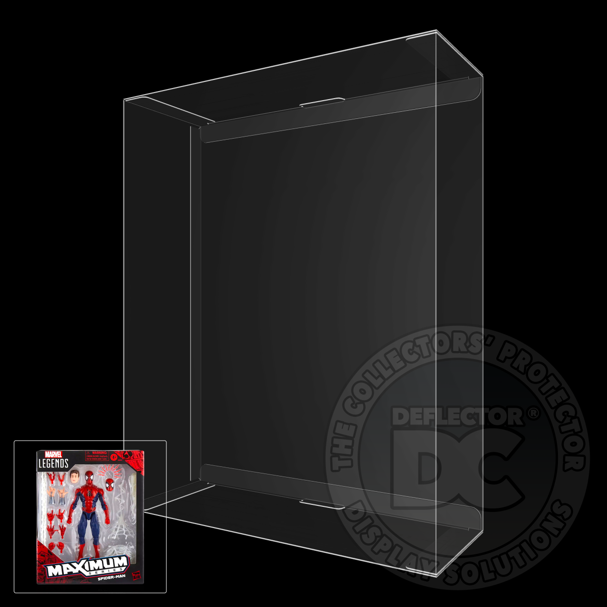 Marvel Legends Maximum Series Spider-Man Figure Display Case