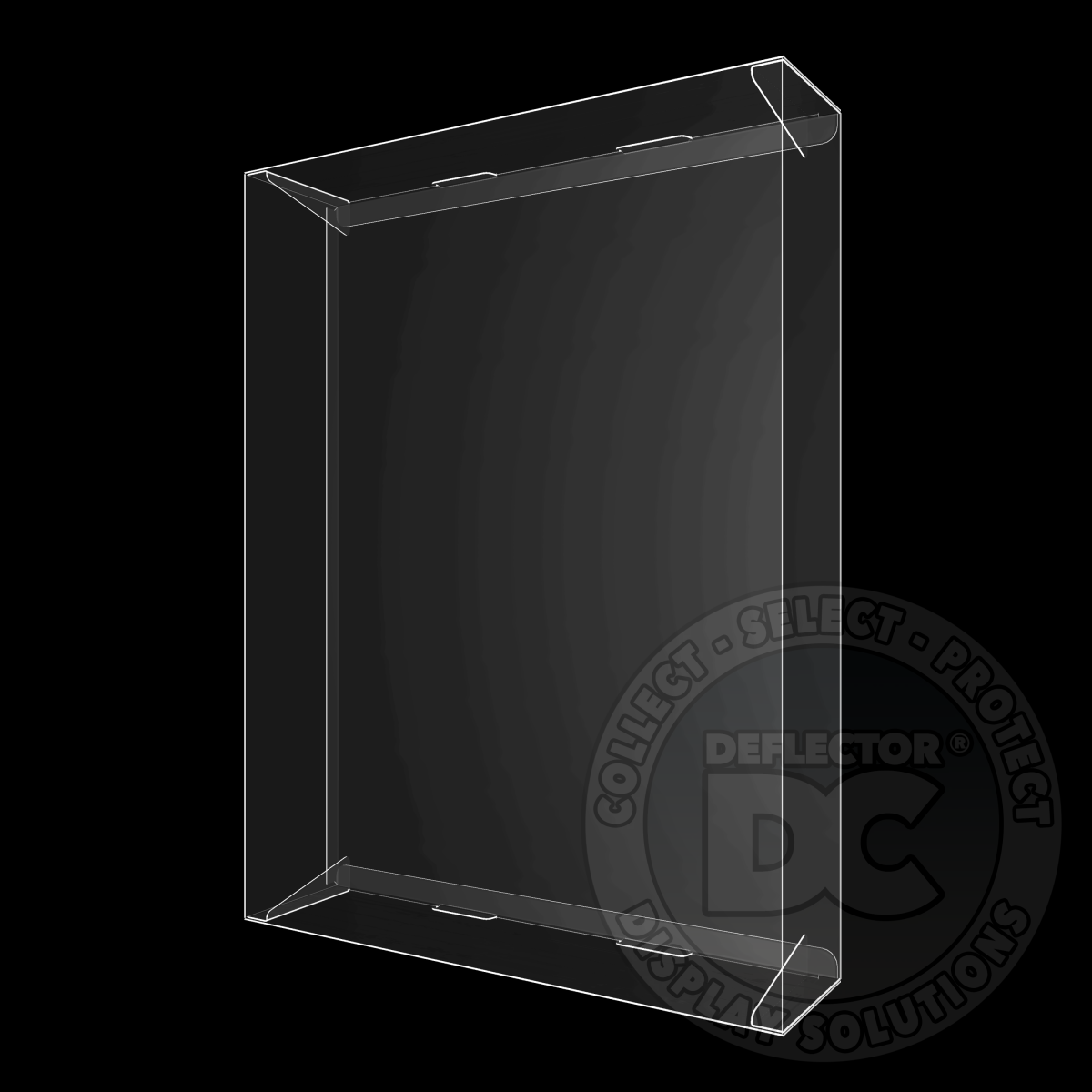 Marvel Legends Mini Comic Series Figure Display Case Deluxe 600µm / Box Tuck Folding Display Case
