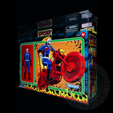 Marvel Legends Retro Collection Ghost Rider Figure Display