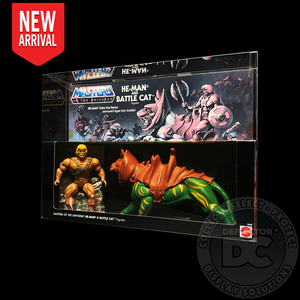 Masters Universe Battle Cat He-Man Figure Display Case