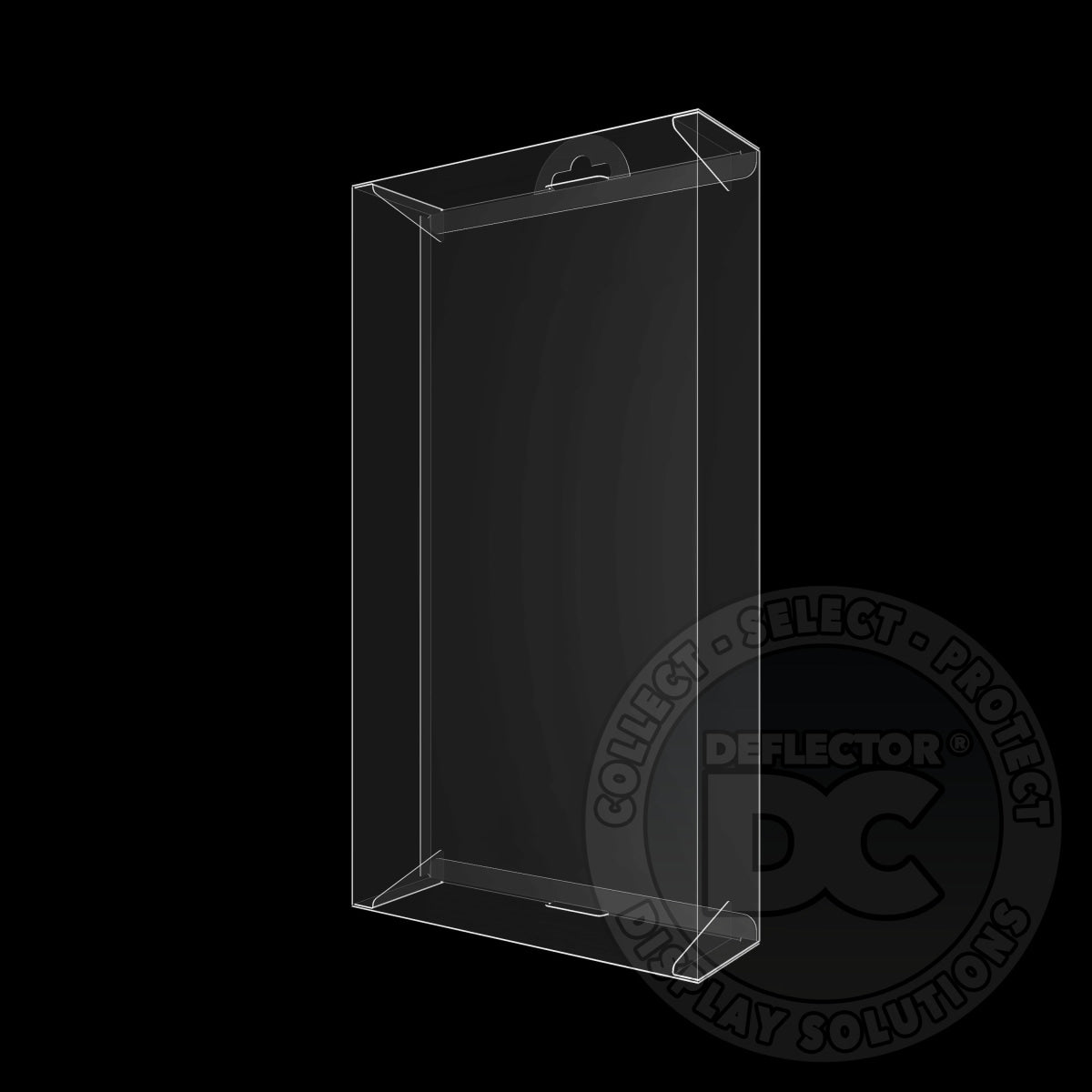 Masters Of The Universe Figure Display Case DELUXE 600 / Card Holder with Hang Tab Folding Display Case