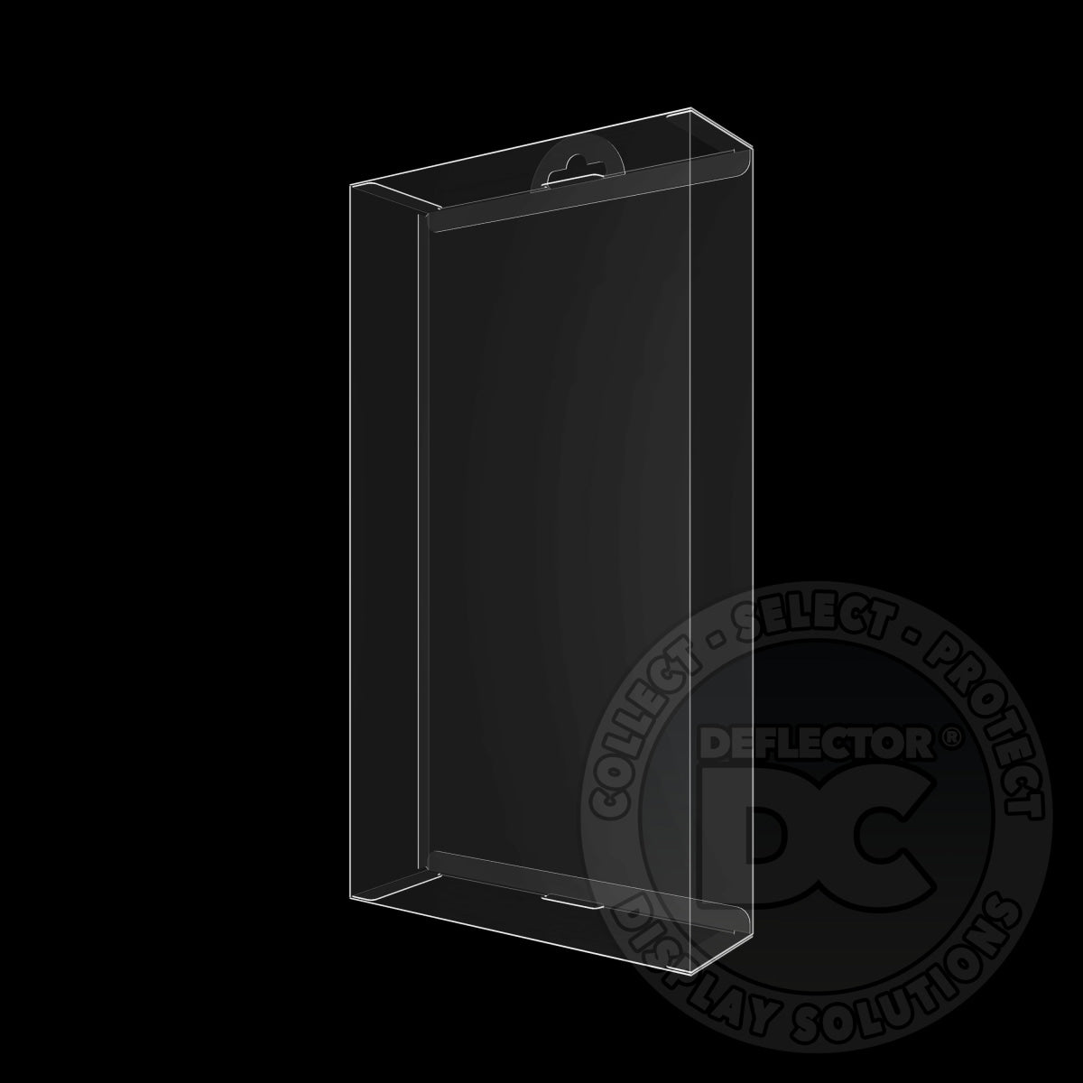 Masters Of The Universe Figure Display Case DELUXE 600 / Card Tuck with Hang Tab Folding Display Case