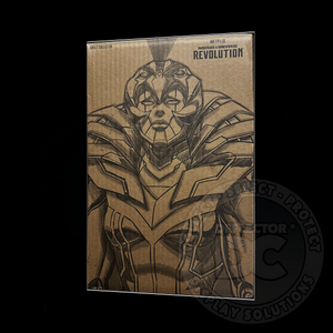 Masters of the Universe Masterverse Revelation Motherboard Figure Display Case DELUXE 600µm / Shipping Box Folding