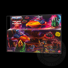 Load image into Gallery viewer, Masters Of The Universe Origins Point Dread and Talon Fighter Playset Display Case Deluxe 600µm Folding Display Case