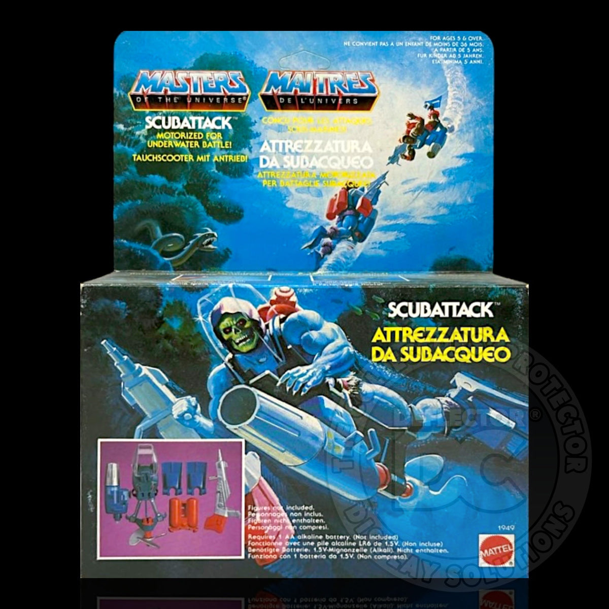 Masters Of The Universe Scubattack Power Gear Display Case