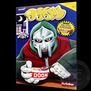 MF DOOM ReAction Figure Cereal Bowl Set Display Case