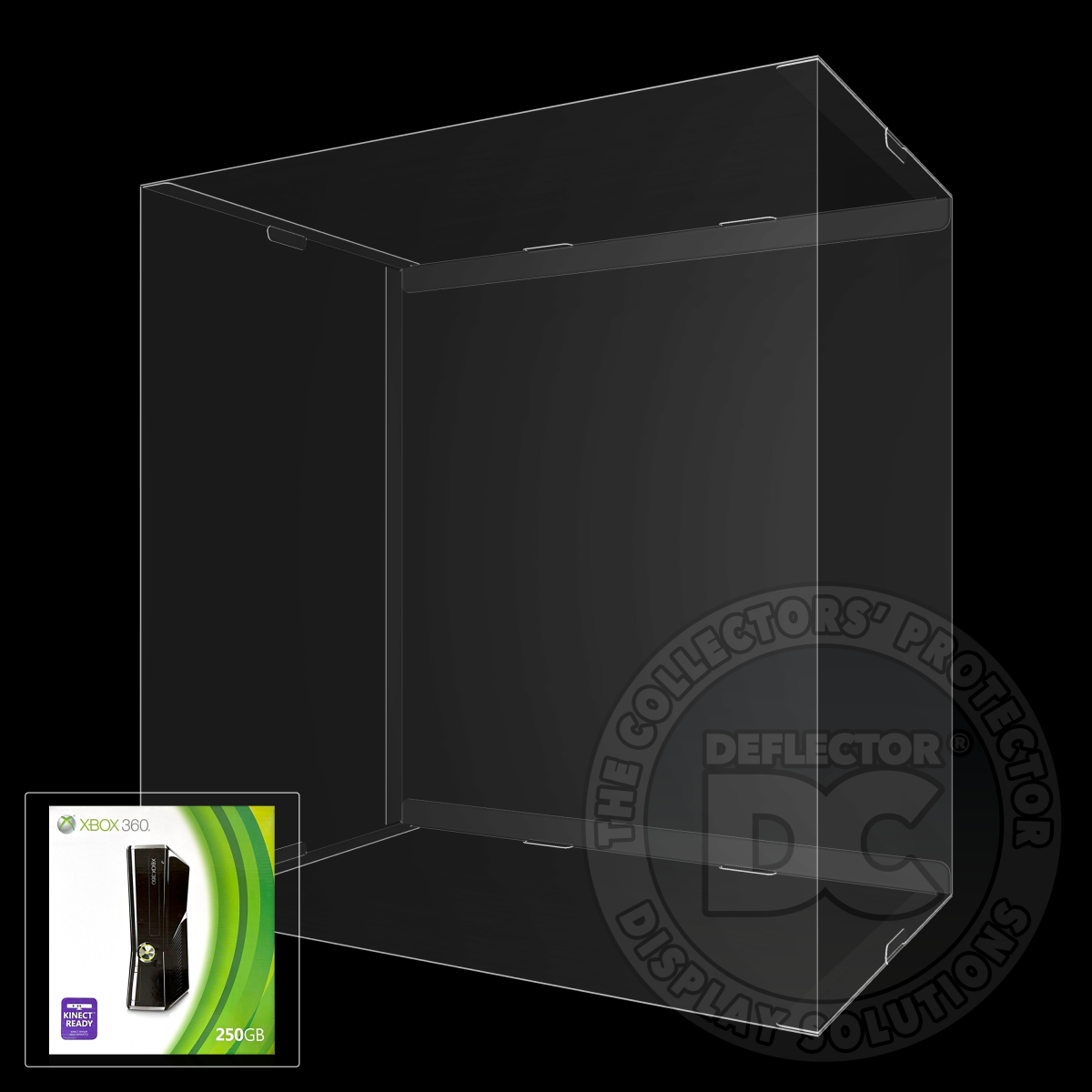 Microsoft Xbox 360 Slim 250GB Console Display Case