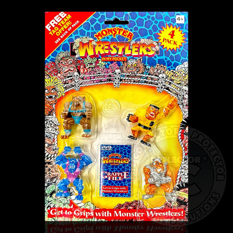 Monster Wrestlers in My Pocket Tag Team 4-Pack Display Case