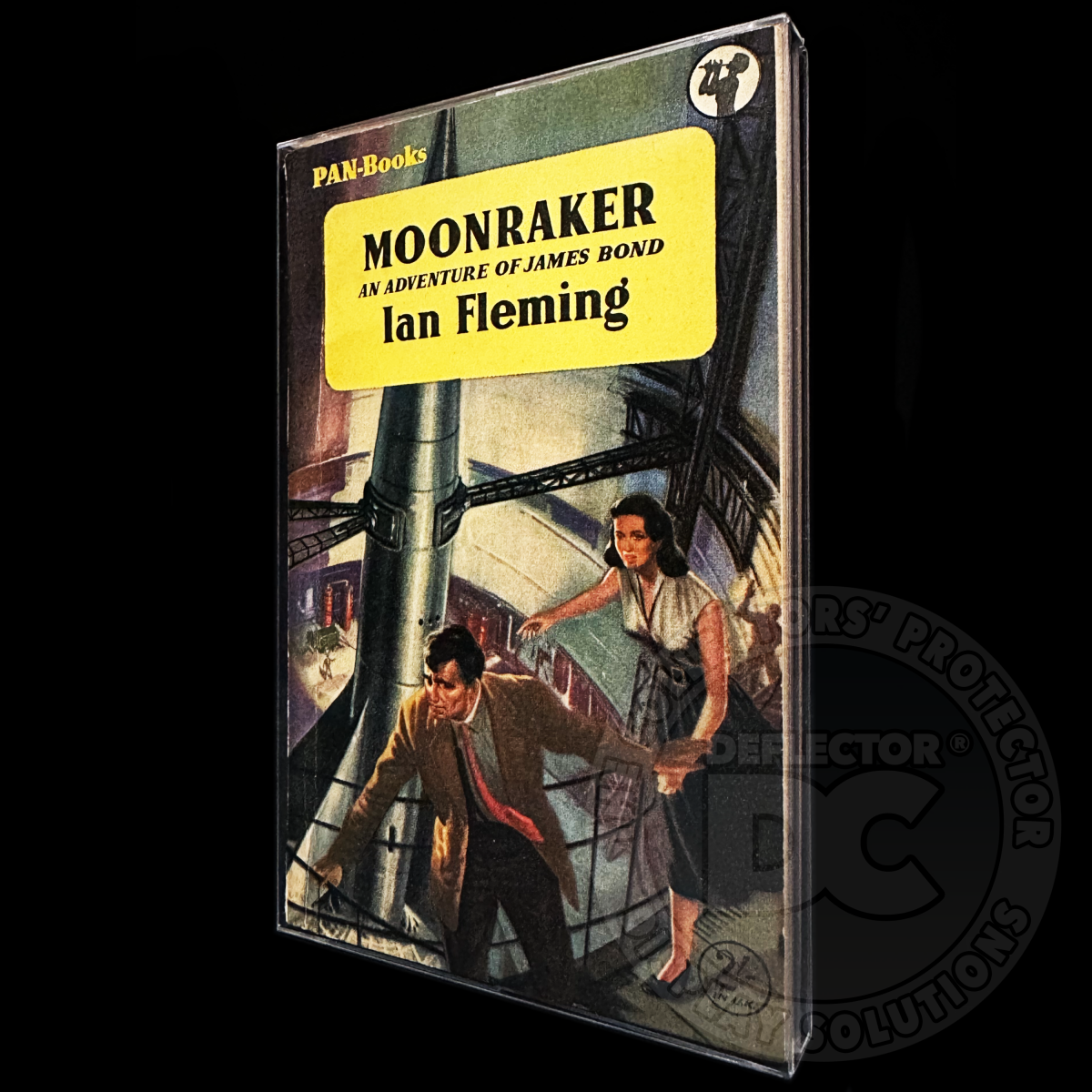 Moonraker First Edition (UK) Paperback Book Display Case