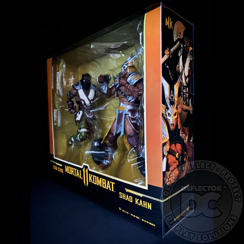 Mortal Kombat II 2 Pack Figure Folding Display Case