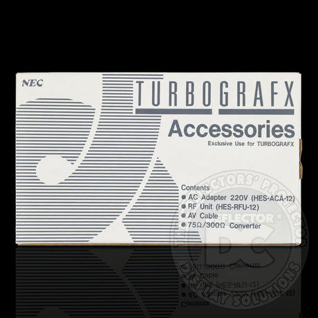 NEC TurboGrafx-16 Accessories Pack Display Case
