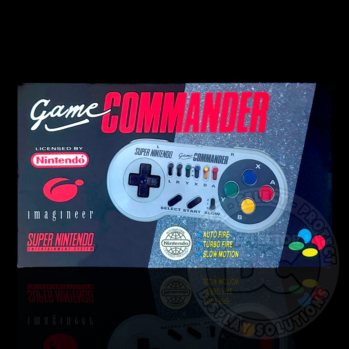 Nintendo SNES Game Commander Display Case