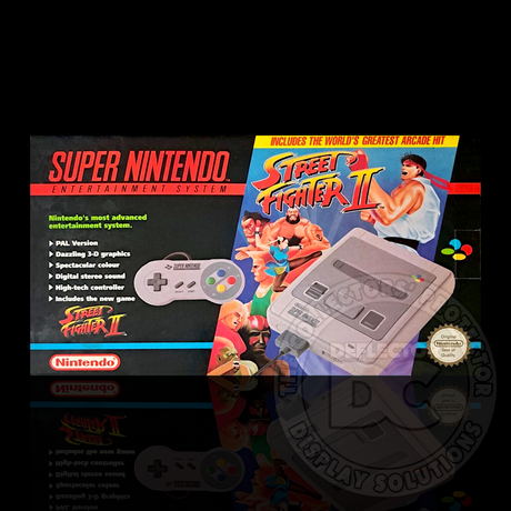 Nintendo SNES Street Fighter 2 Console Display Case