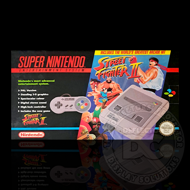 Nintendo SNES Street Fighter 2 Console Display Case