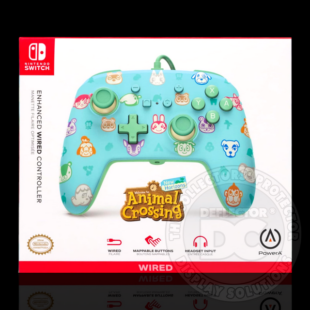 Nintendo Switch Animal Crossing Wired Controller Display Case ...