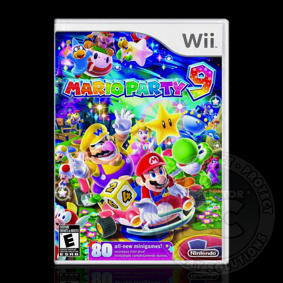 Nintendo Wii Game Disc Case Display Case