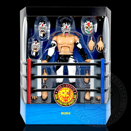 NJPW Super 7 Ultimates Series 1-2 Figure Display Case