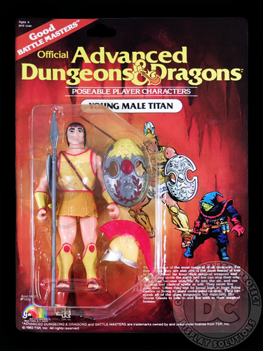 Official Advanced Dungeons & Dragons Basic Figure Display