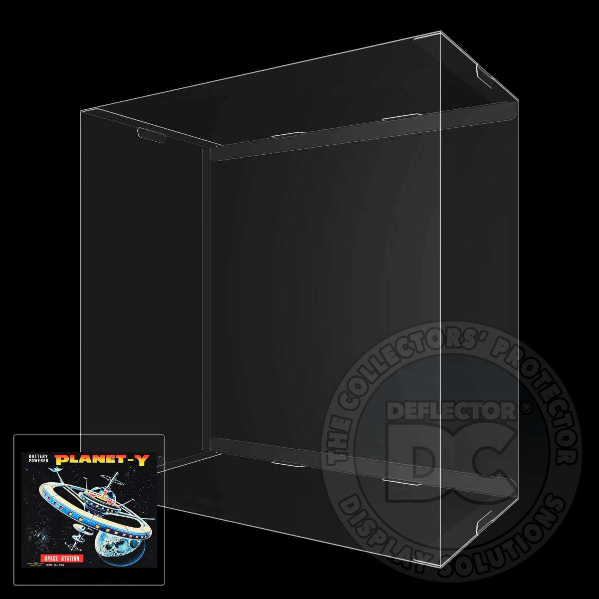 Planet-Y Battery Operated Space Station Display Case
