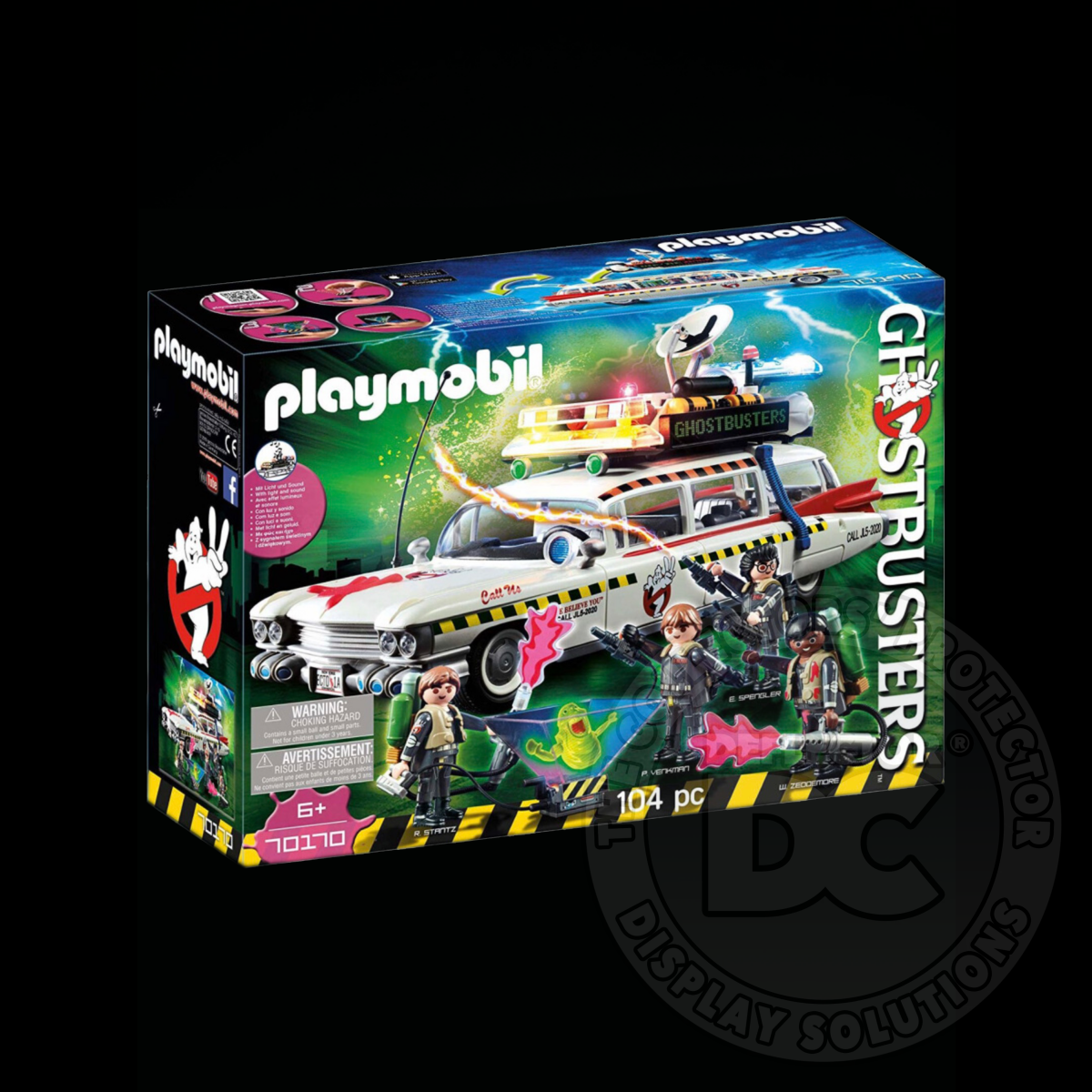 Playmobil Ghostbusters ECTO-1A Display Case – Deflector DC