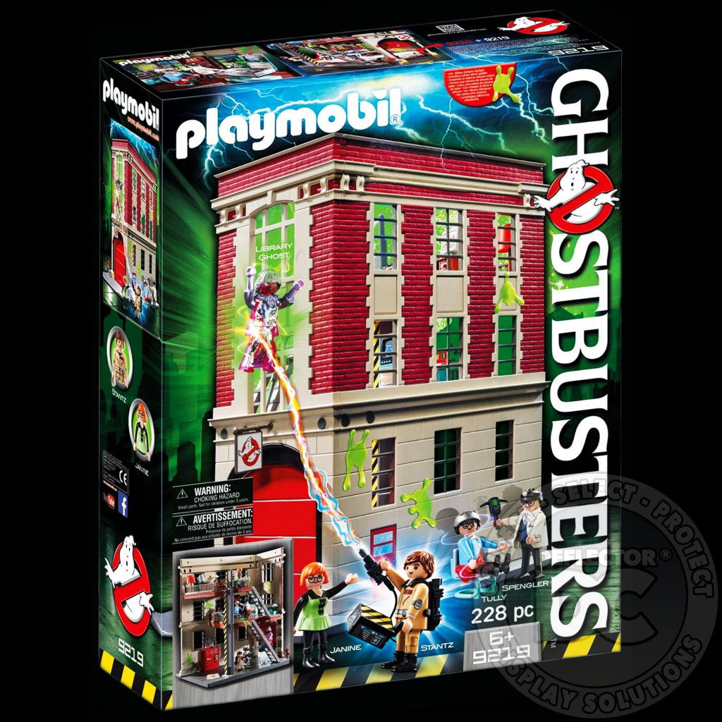 Playmobil Ghostbusters Firehouse Display Case