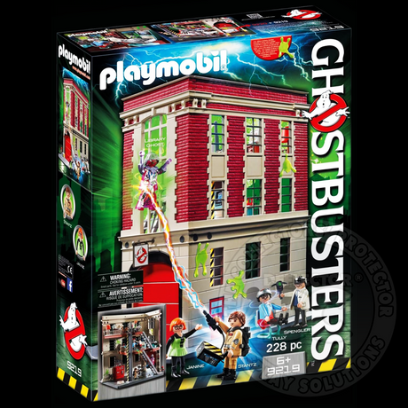 Playmobil Ghostbusters Firehouse Display Case