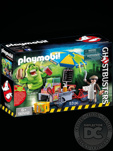 Playmobil Ghostbusters Slimer With Hot Dog Stand Display