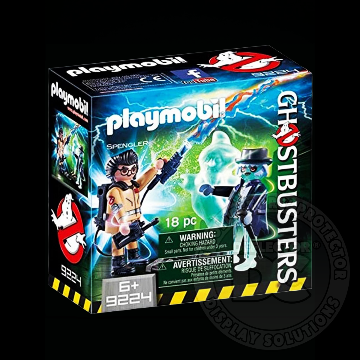 Playmobil Ghostbusters Spengler With Ghost Figure Display