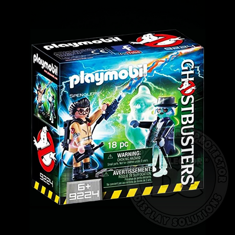 Playmobil Ghostbusters Spengler With Ghost Figure Display