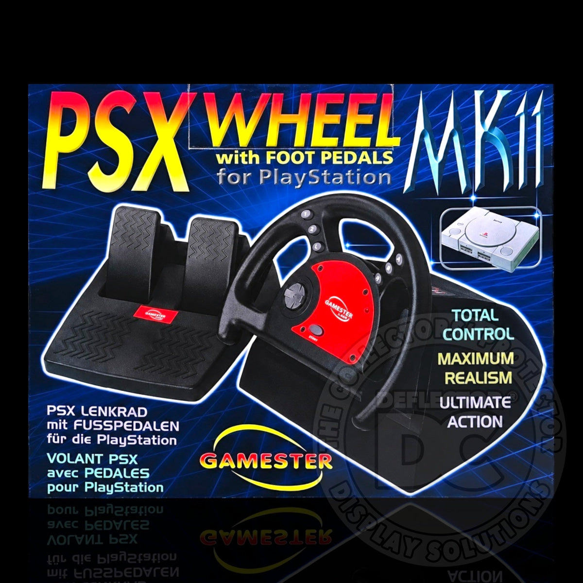 PlayStation PSX Steering Wheel and Foot Pedals (Gamester)