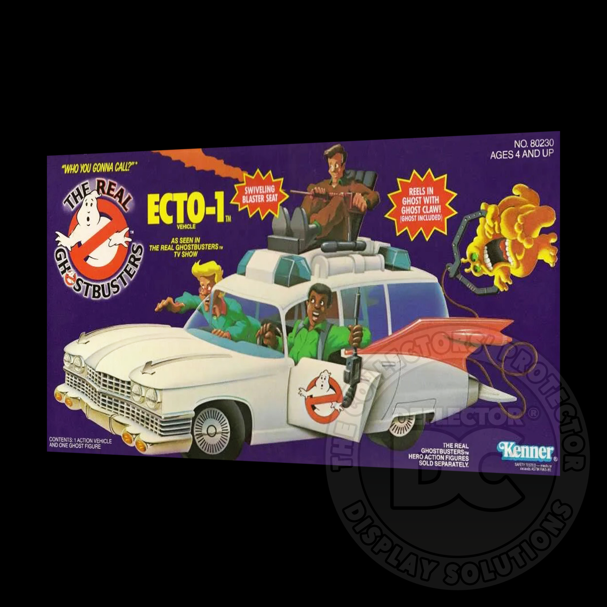 The Real Ghostbusters Ecto-1 Vehicle Display Case DELUXE 600µm Folding Display Case