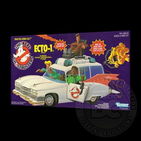 The Real Ghostbusters Ecto-1 Vehicle Display Case DELUXE 600µm Folding Display Case