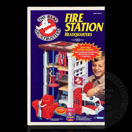 The Real Ghostbusters Fire Station Headquarters Display Case