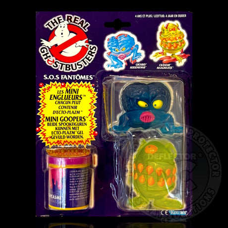 The Real Ghostbusters Mini Goopers with Ectoplasm Display