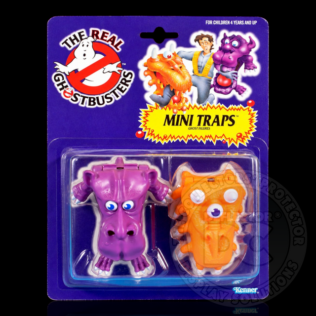 The Real Ghostbusters Mini Traps Display Case